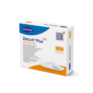 Zetuvit Plus Silicone Border SAP Dressing with Silicone adhesive