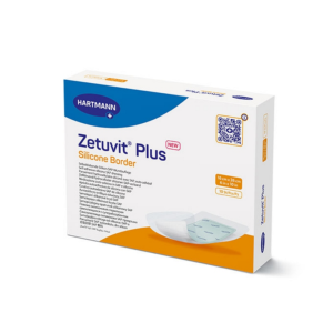 Zetuvit Plus Silicone Border Superabsorbent SAP Dressing with Silicone Adhesive