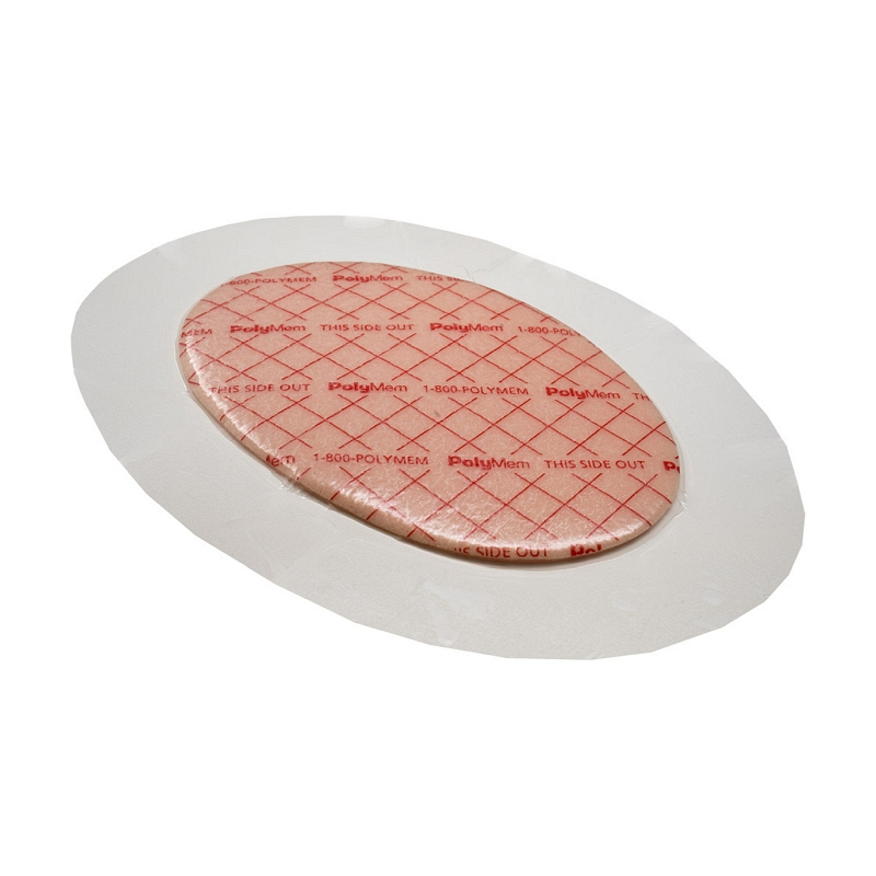 Polymem Oval Silicone Border Dressing