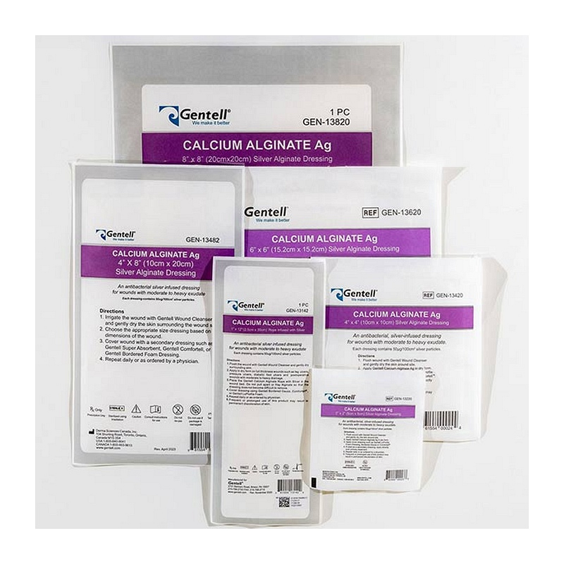 Gentell Calcium Alginate Ag Dressing