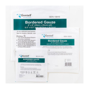 Gentell Bordered Gauze Dressing