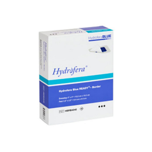 Hydrofera Blue Ready Border Antibacterial Polyurethan Foam Dressing with Silicone Border