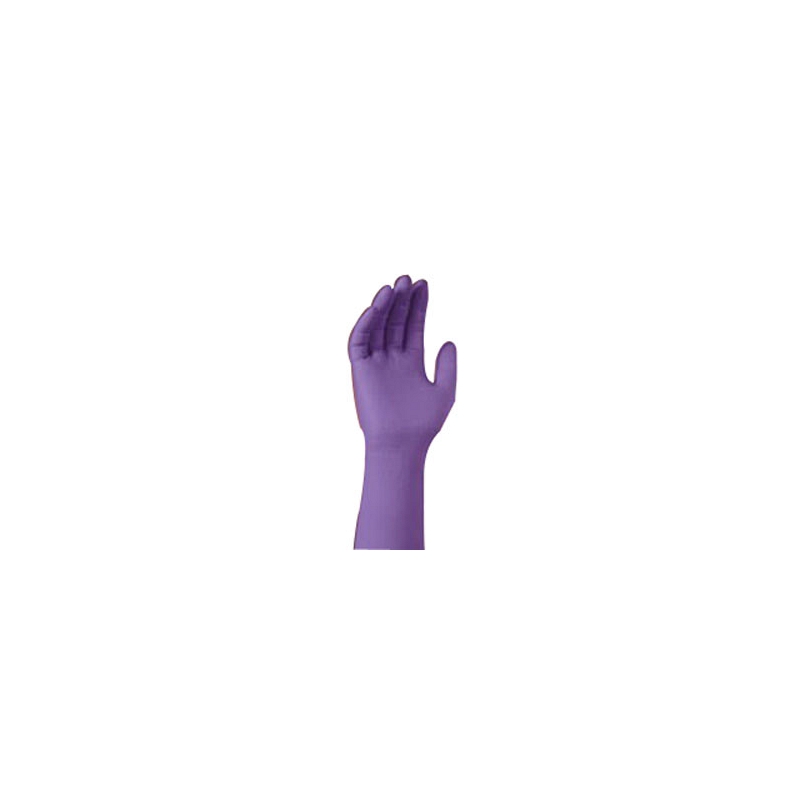 KC500 Purple Nitrile-Xtra Exam Gloves Large