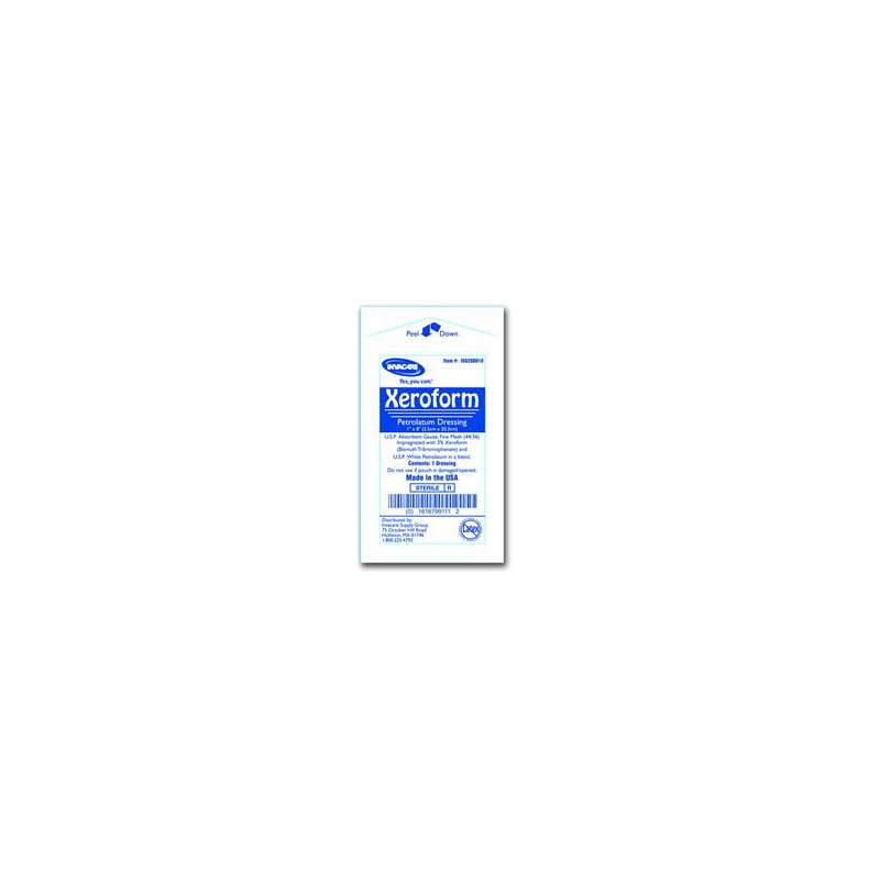 Impregnated Non-Adherent Xeroform Gauze 2" x 2"