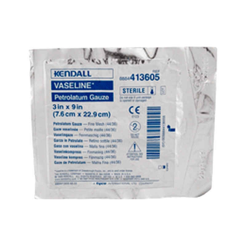 Vaseline Sterile Non-Adherent Petrolatum Gauze Strip 3" W x 9" L