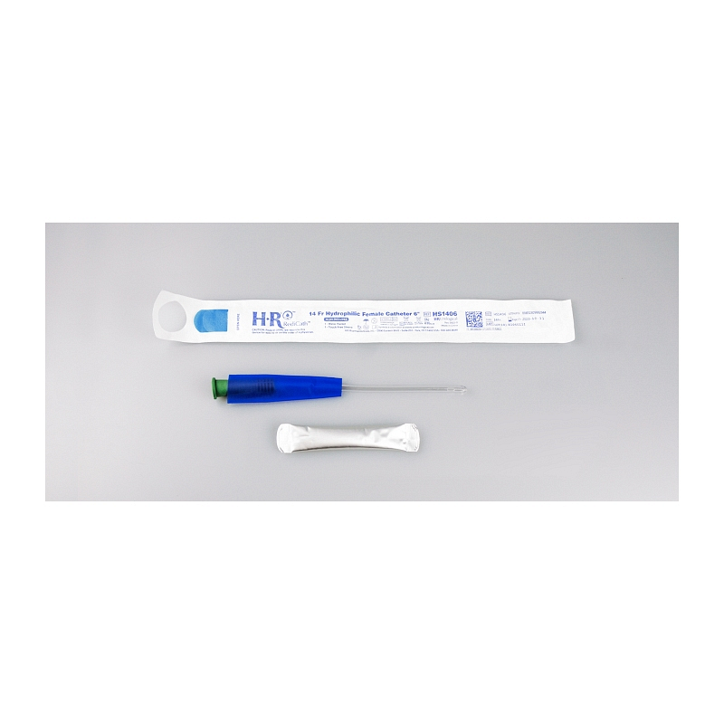TruCath Hydrophilic Catheter with water bag and touch free sleeve