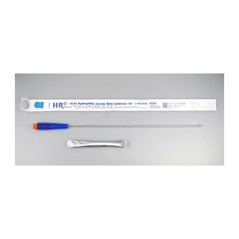 TruCath Hydrophilic Catheter with water bag and touch free sleeve