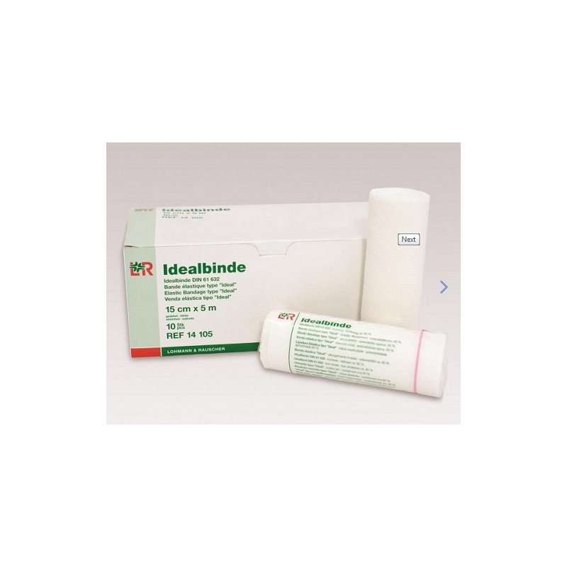 Idealbinde 100% Cotton Short Stretch Bandage 6" x 5 yd.