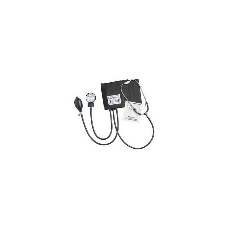 Manual Home Blood Pressure Kit with Attached Stethoscope