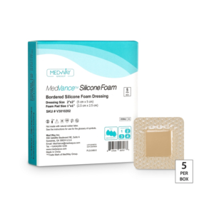 MedVance Bordered Silicone 2" x 2" Foam Dressing