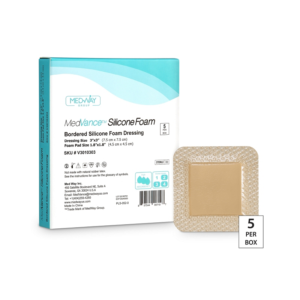 MedVance Bordered Silicone 3" x 3" Foam Dressing