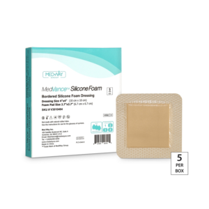 MedVance Bordered Silicone 4" x 4" Foam Dressing