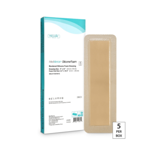 MedVance Bordered Silicone 4" x 12" Foam Dressing