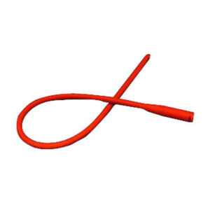 14 Fr Red Rubber Straight Intermittent 16" Cath