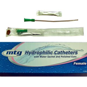 MTG Hydrophilic Straight Tip Female Intermittent Catheter