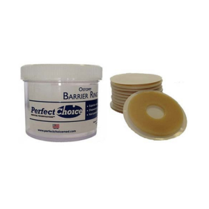 2" Hydrocolloid Skin Barrier Rings.  Unique advanced absorption ability that provides excellent skin protection. Wicks away body fluids and forms a secure waterproof barrier seal.  Can be shaped or molded to get that perfect fit.