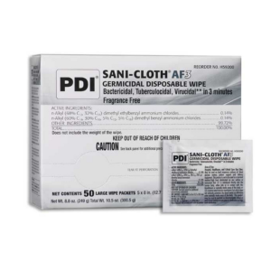 Sani-Cloth AF3 Individual Packets Large 5 x 8