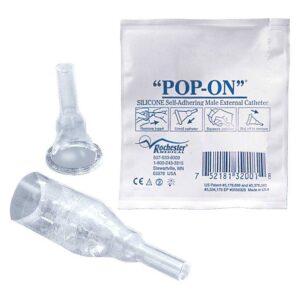 Pop-On Self-Adhering Male External Catheter