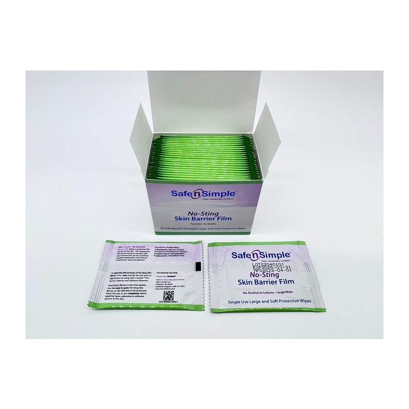 No Sting Skin Barrier Wipes