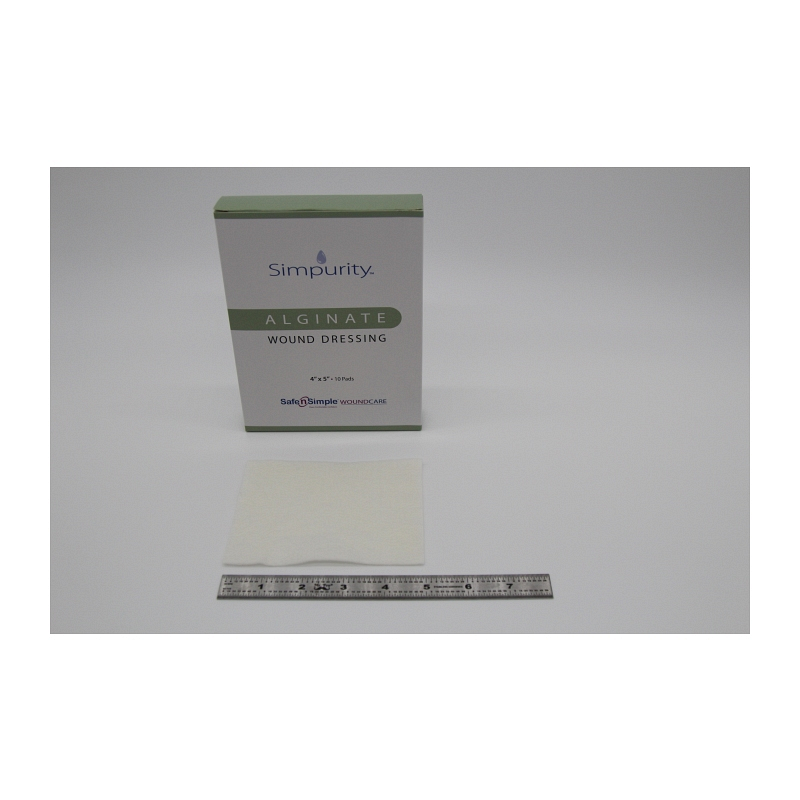 Simpurity Alginate 4" x 5" Pad.