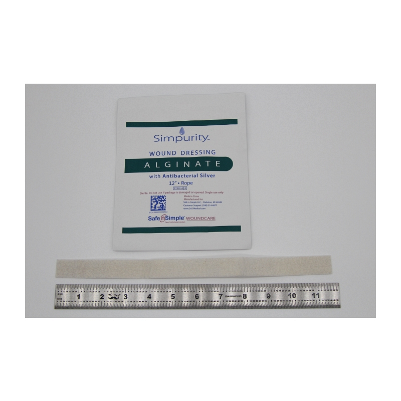 Simpurity Silver Alginate Rope