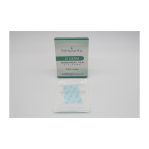 Simpurity IV Derm Transparent Silicone Film Dressing 2" x 3".