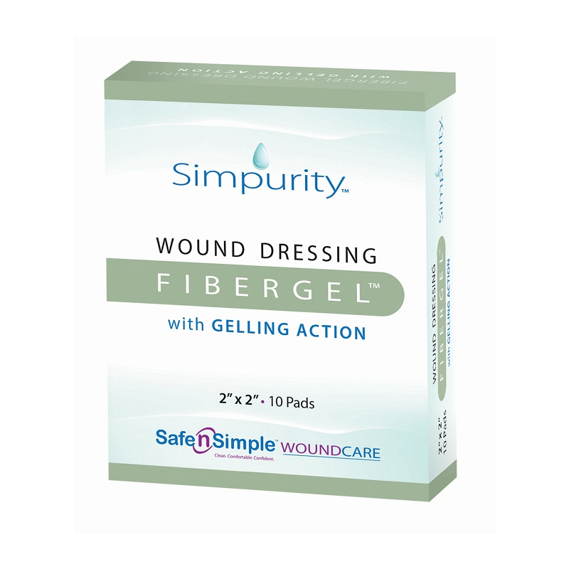Simpurity Fibergel Pad Wound Dressing