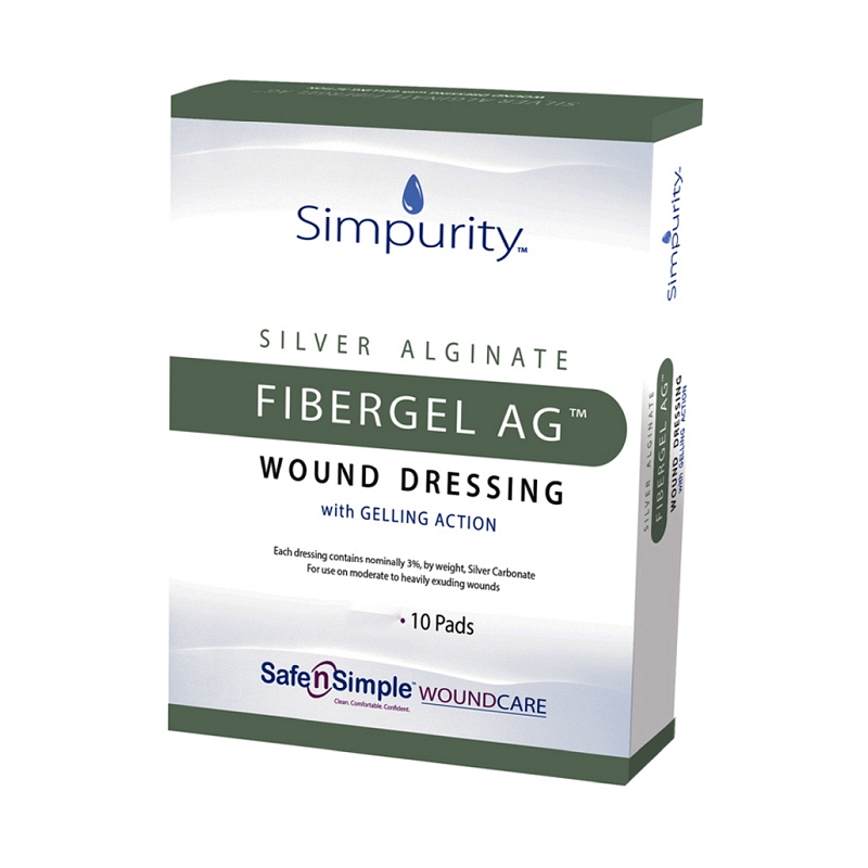 Simpurity Fibergel AG Wound Dressing
