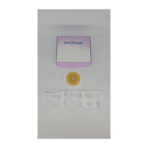 Securi-T USA Standard Wear Wafer White Tape Collar Cut-to-Fit (5" x 5")