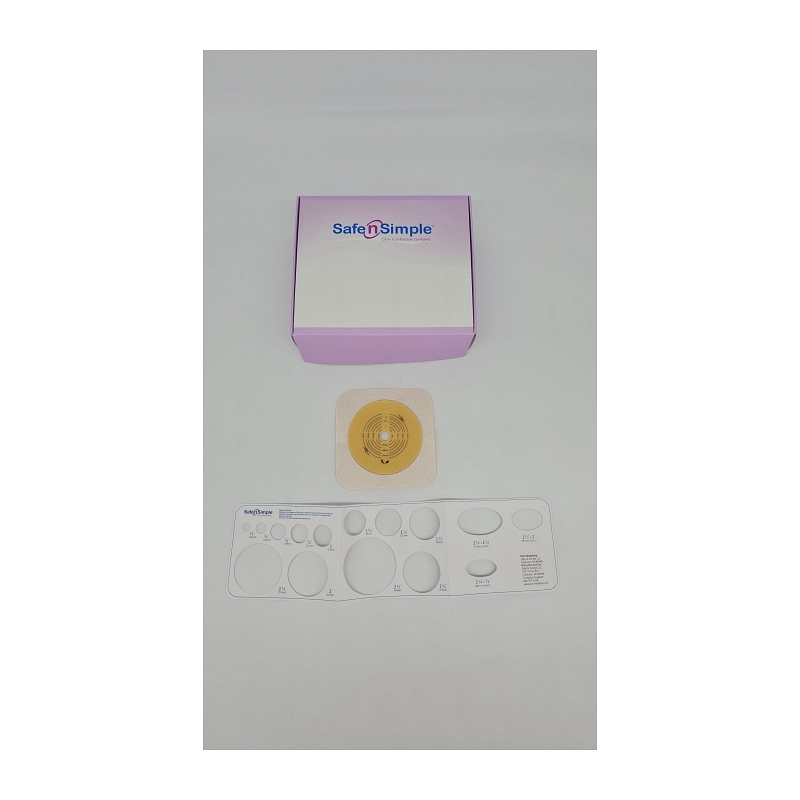 Securi-T USA Standard Wear Wafer Tan Tape Collar Cut-to-Fit (5" x 5")