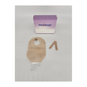 Securi-T USA 12" Drainable Pouch Transparent Filter 1 Curved Tail Closure