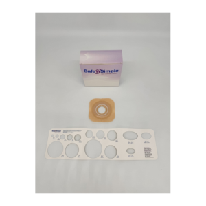 Securi-T USA Standard Wear Wafer Tan Tape Collar Pre-Cut 1-1/4" (4-1/4" x 4-1/4")