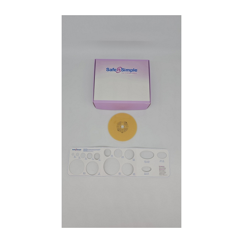 Safe N Simple 4" Diameter 2-Piece Round Wafer