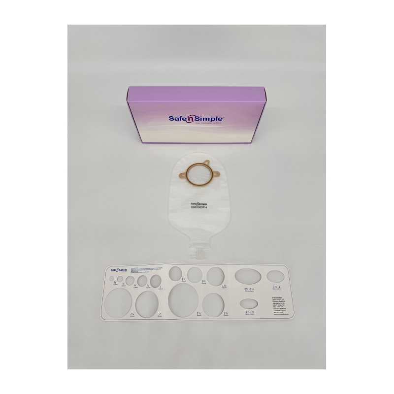 Securi-T USA 10" Urinary Pouch Transparent (includes 10 caps)