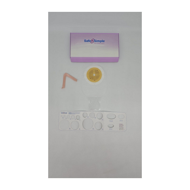 12" Drainable One Piece Pouch