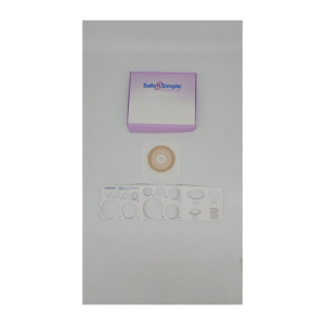 Securi-T USA Extended Wear Wafer White Tape Collar Cut-to-Fit (5" x 5")