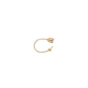 Gold 3-Way Silicone-Coated Foley Catheter 16 Fr 30 cc
