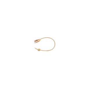 pureGold Coude/Tiemann 2-Way Latex Foley Catheter 24 Fr 30 cc