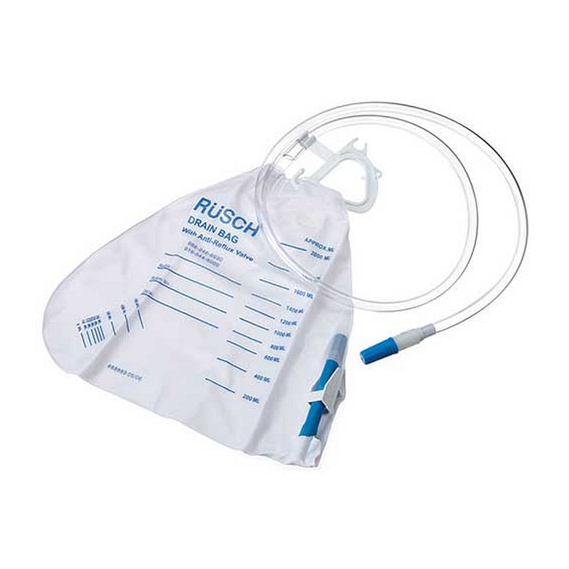 Economy Urinary Drain Bag with Anti-Reflux Valve 2
