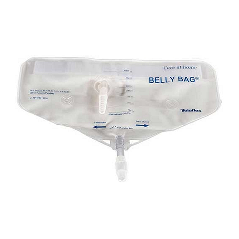 Belly bag urinary drainage collection bag