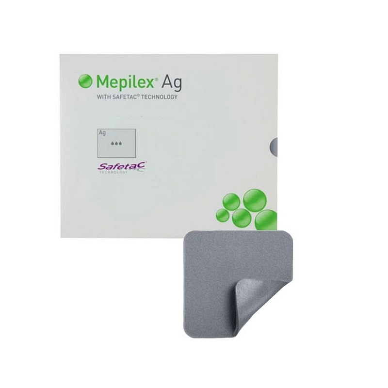 Mepilex Ag 4" x 5"Antimicrobial Foam Dressing