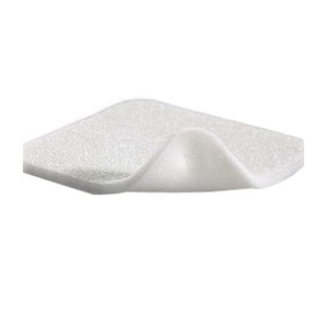Mepilex Soft Silicone Absorbent Foam Dressing 6" L x 6" W Square with Safetac Technology and Absorbent Pad