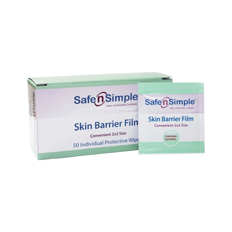 Skin Barrier Film Wipes 2" x 2"