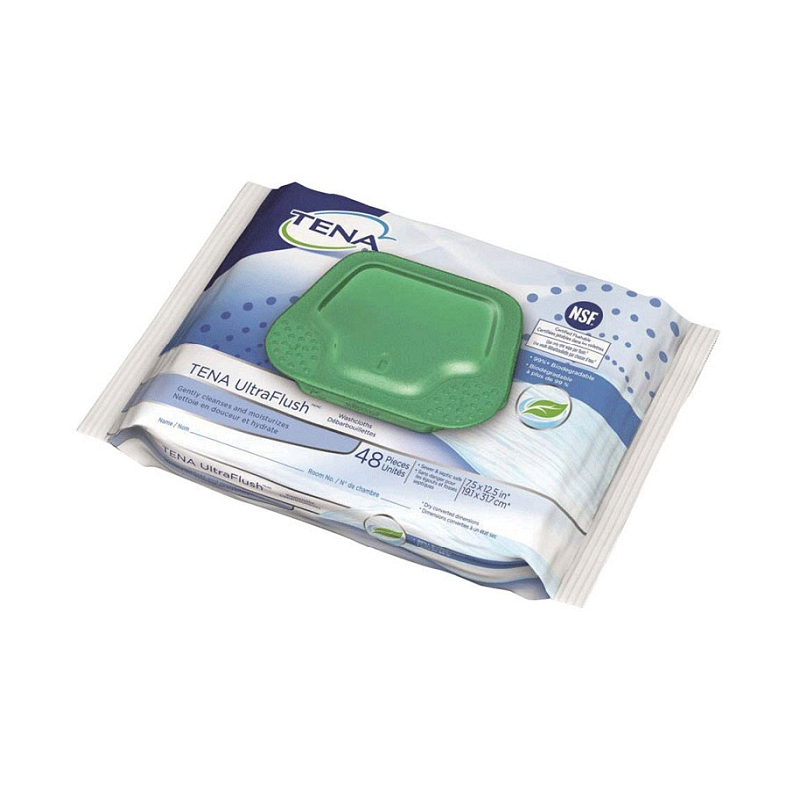Tena Ultra Flush Washcloth
