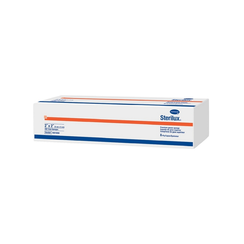 Sterilux Premium Gauze Sponge 2" x 2" 8 ply