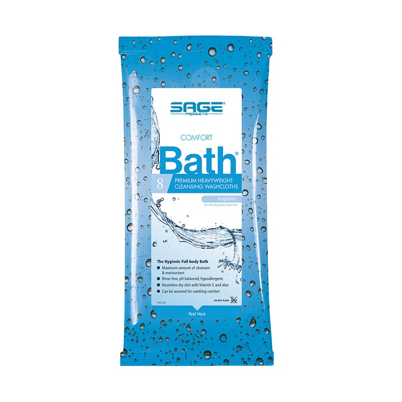 Comfort Bath Cleansing Washcloths