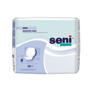 Seni Booster Pads anatomically shaped inserts are perfect as boosters to be put into other absorbent products to extend their use.  A practical solution for people with urinary and bowel incontinence