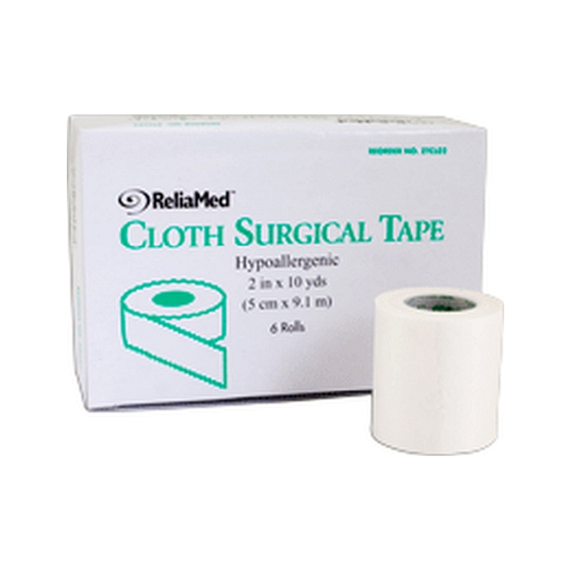 Cardinal Health Essentials 2" x 10 yds. silk cloth tape. White