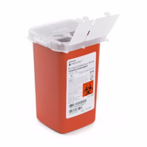 SHARPS CONTAINER 1 QUART RED