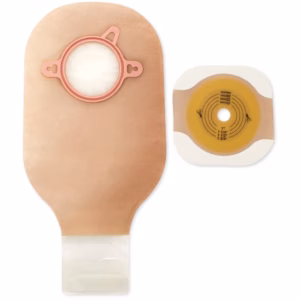 Ileostomy / Colostomy Pouch New Image™ Two-Piece System 12 Inch Length Flat, Trim to Fit Drainable